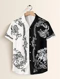 Black White Mirror Men's Shirt - XPST