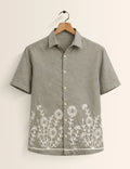 Bottom Mandala Printed Men's Shirt - XPST